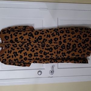 Target Leopard Midi Shift Dress
